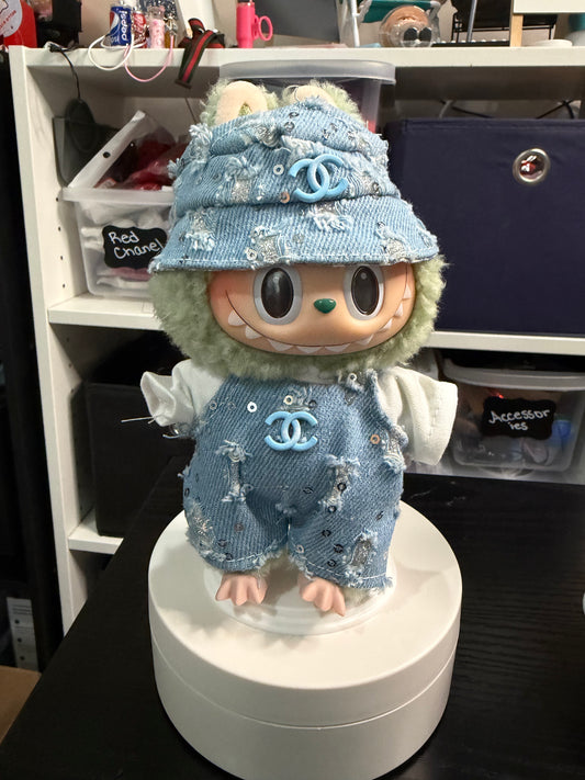 Chanel Inspired 2 Piece Overall Set